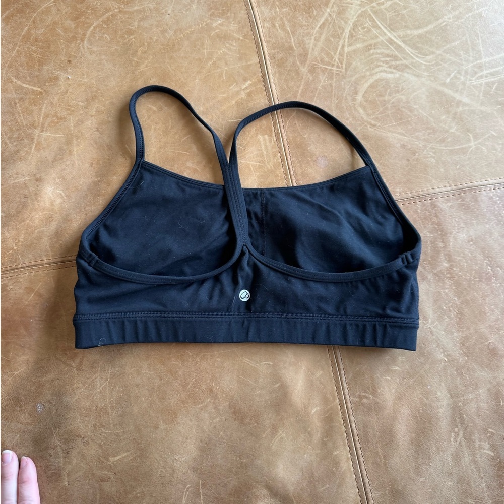 CRZ YOGA Black Strappy Sports Bra